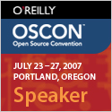Speaker at OSCON 2007